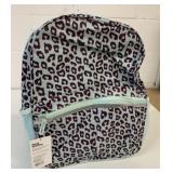 New Teal & Leopard Print Backpack