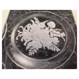 14" Round Crystal Platter