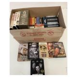 Large Box Lot of John Wayne DVDs & VHS Movies
