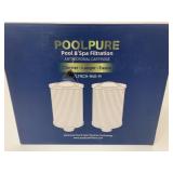 2 New Poolsure Pool & Spa Filtration Cartridges