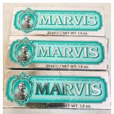 3x 25ml Marvis Anise Mint Toothpaste