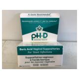 24 Pk Yeast Infection Boric Acid Suppositories