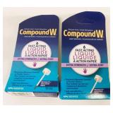 2x 10ml Compound W Wart Remover Extra Strength