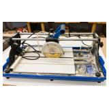 Working Mastercraft 7" Sliding Wet Tile Saw