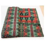Lot of Woven Jacquard Fabric Geometric Pattern