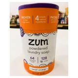 32oz Zum Powered Laundry Soap Sweet Orange