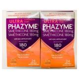 2x 24/Pk Ultra Strength Phazyme Anti-Gas 180mg