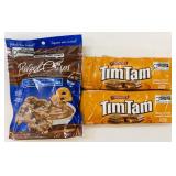 2x Pks TimTam Cookies & Pretzel Crisps Chocolate