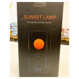 New Sunset Lamp w/Digital Clock