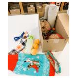 Box Lot of Assorted Pet Items