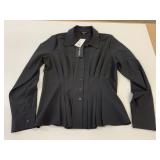 New Modern Works Size M Black Blouse