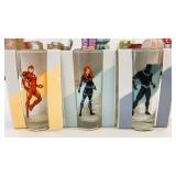 3 Marvel Glasses