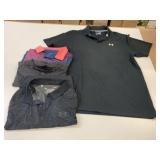 3 Under Armour Size L Collared Shirts & FOTL Shirt