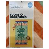 New 36" x 72" Extra Long Room Essentials Beach