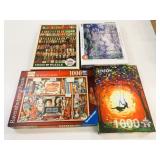 4x 1000Pc Puzzles