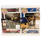 POP! Tom Brady & Mookie Betts Figures