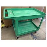 Uline Green Utility Cart 45" x 25" x 33"
