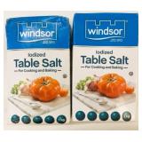 2x 1Kg Windsor Iodized Table Salt