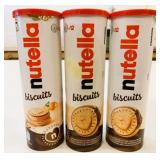 3x 166g Nutella Biscuits