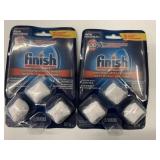 2 New Finish Dishwasher Cleaner 3 Week Supply/Pk