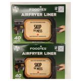 New 40 Pack Airfryer Non-Stick Parchment Liners