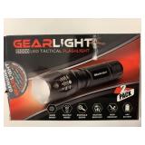 New 2 Pack Gear Light S1000 LED Flashlight