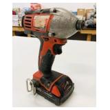 Working Milwaukee M18 Impact Driver w/Battery