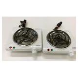 2 Working Salton Hotplates