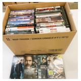 Box Lot of 65+ DVDs