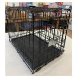 Small Folding Wire Pet Crate 22" x 16" x 13"