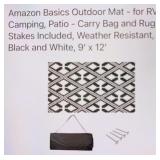 New Amazonbasics 9ft x 12ft Outdoor Mat