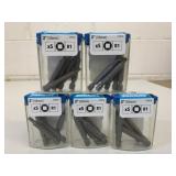 5x 5/Pack Silverline Robertson R1 Driver Bits