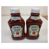 2x 2LB Heinz Tomato Ketchups Large Bottles