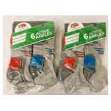 12 New Pairs FOTL Size L Boys Active Ankle Socks