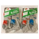 12 New Pairs FOTL Size L Boys Active Ankle Socks
