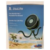 New JisuLife Portable Fan w/Flexible Legs Black