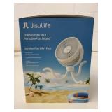 New JisuLife Portable Fan w/Flexible Legs White