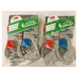 12 New Pairs FOTL Size L Boys Active Ankle Socks