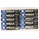 10 Packs Halls Extra Strong Menthol Lozenges