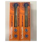 2 New Spinbrush Smart Clean Powered Toothbrushes