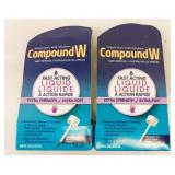 2x 14/Pk Compound W Wart Remover One Step Pads