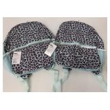 2 New Teal & Leopard Print Backpacks