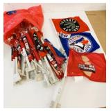 Lot of New Assorted Toronto Sport Teams Car Flags