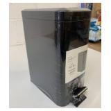 New Mainstays Black Steel Step Can