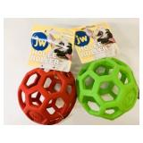 2 New Hol-EE Roller Pet Toys