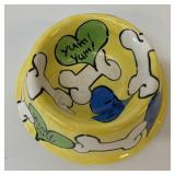 Carrie Wroot Ceramic Painted Pet Bowl