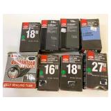 8 New Assorted Size Tire Inner Tubes