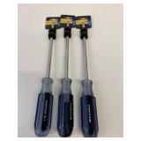 3 New #3 x 12" Fuller Screwdrivers