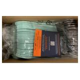 50 Pack Mint Green Kids Velvet Clothing Hangers