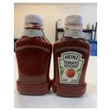 2x 2LB Heinz Tomato Ketchups Large Bottles
